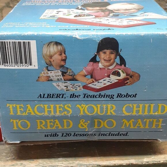Albert The Teaching Robot Reading Math Educational Insights 5950 Ages 3-6 VTG - Picture 11 of 11